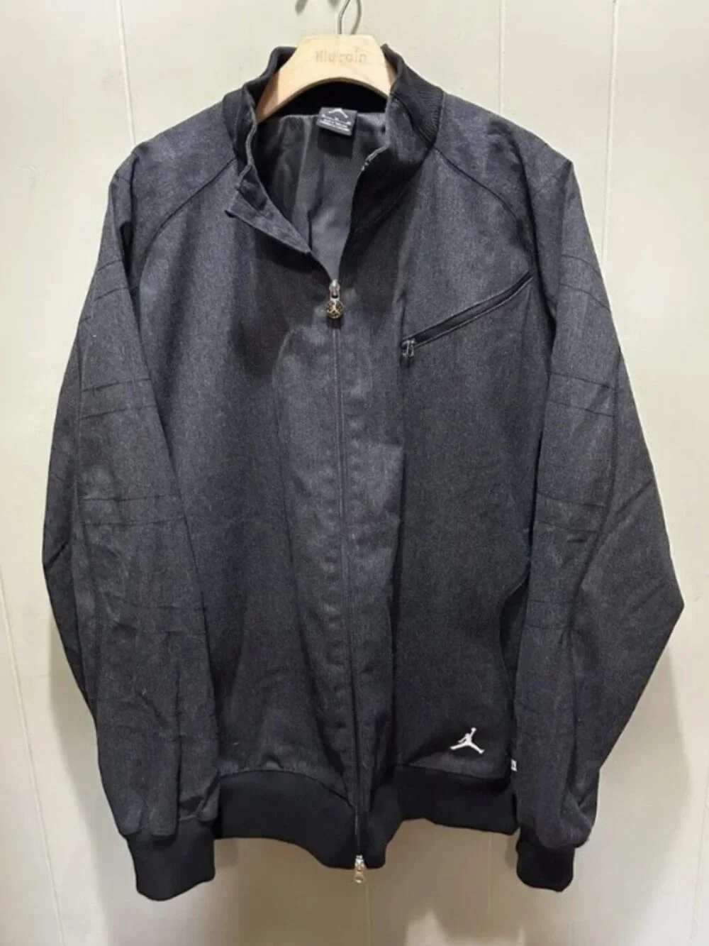 Nike Air Jordan Jacket Black/Grey 23 Legacy Full Zip Concord